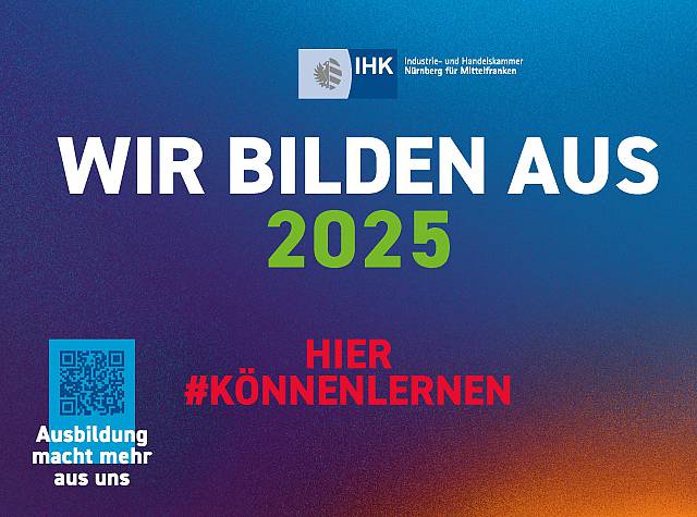 Anerkannter Ausbildungsbetrieb der IHK Nürnberg 2023