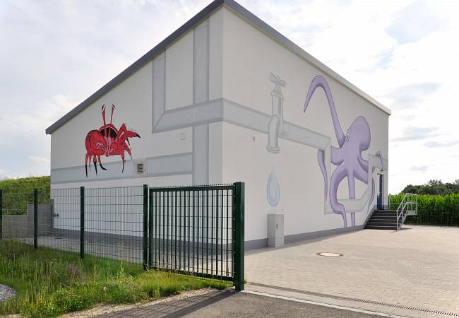 Außenansicht neues Wasserwerk